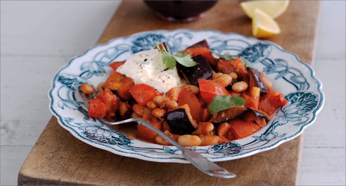 Kerrymaid's Aubergine & Cannellini Bean Tagine