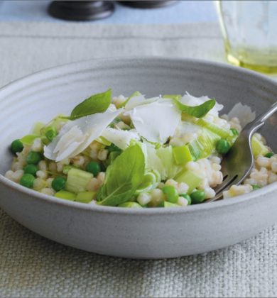 Kerrymaid's Pearl Barley, Green Pea & Leak Risotto