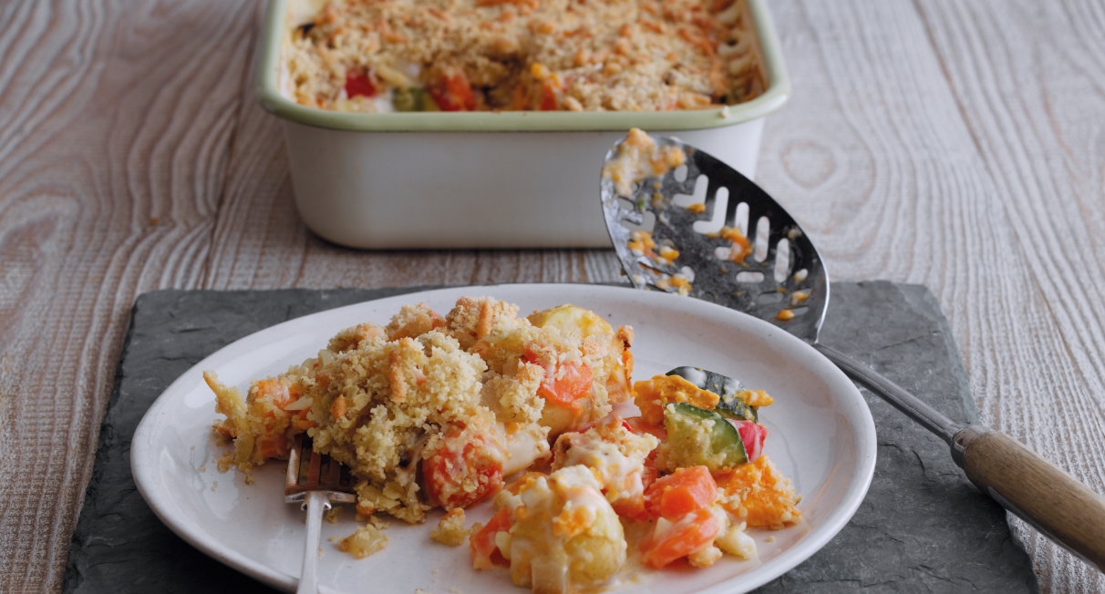 Kerrymaid's Crunchy Vegetable Crumble