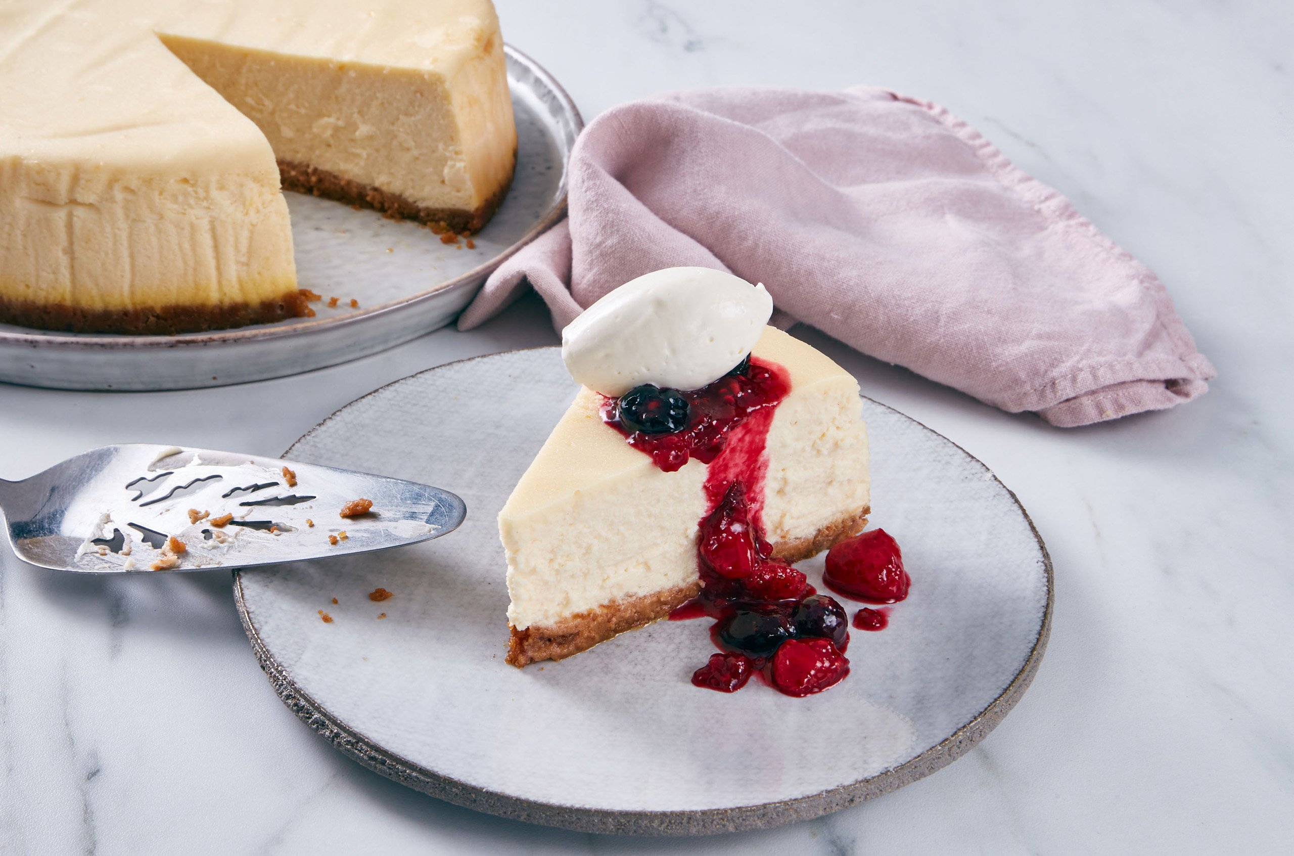 Baked New York Cheesecake